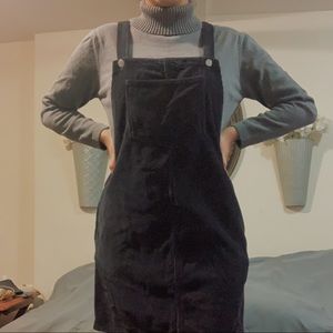 Topshop Curduroy Overall Dress